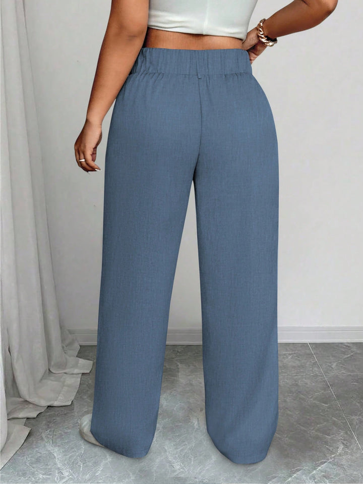 Pantaloni SHEIN, albastru