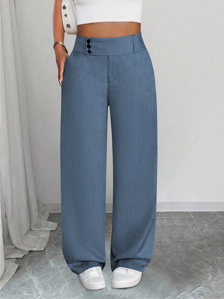 Pantaloni SHEIN, albastru