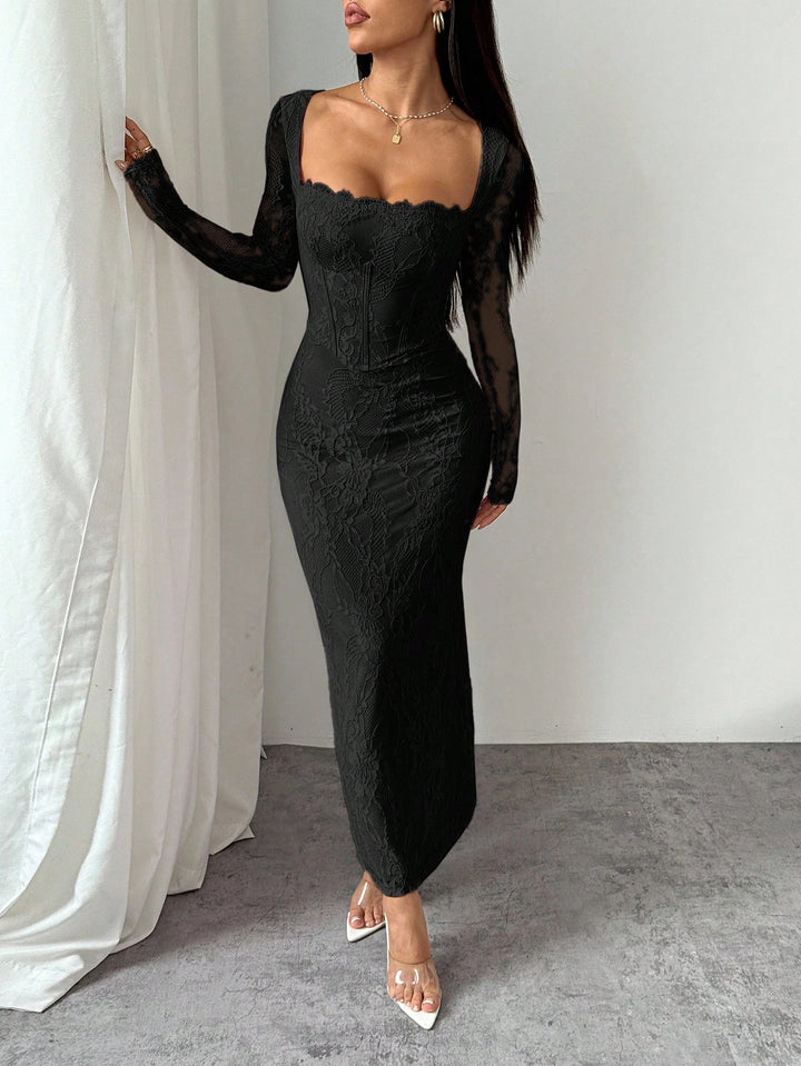 Rochie midi Shein, negru
