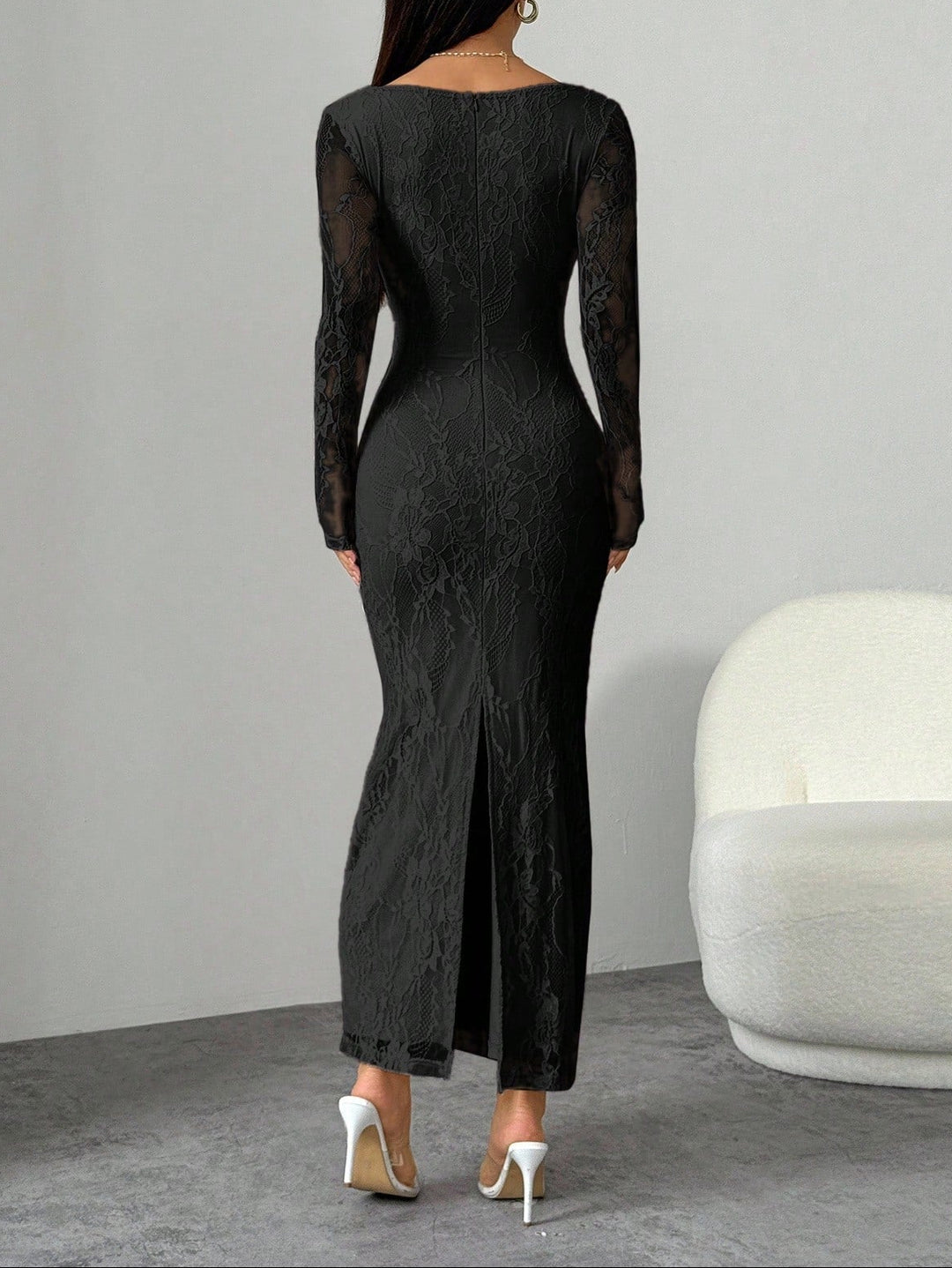Rochie midi Shein, negru