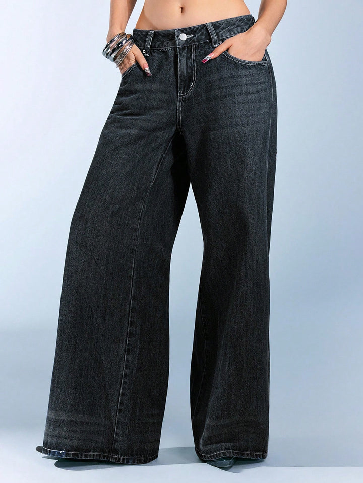 Jeans SHEIN, albastru