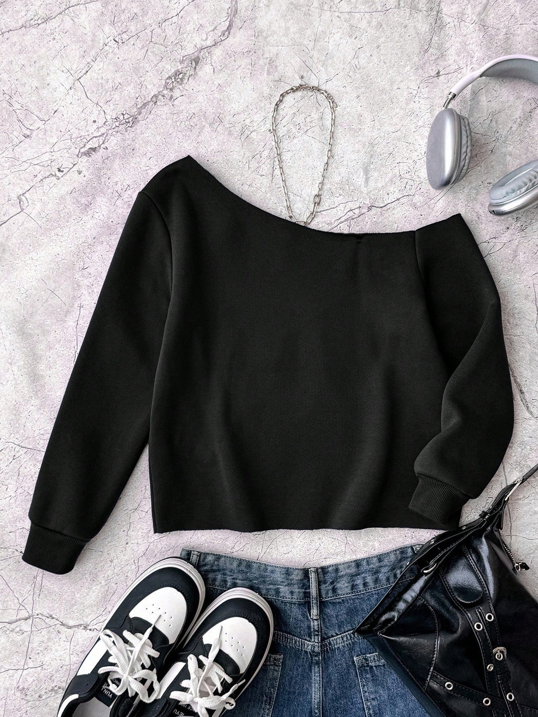 Hanorac SHEIN, negru