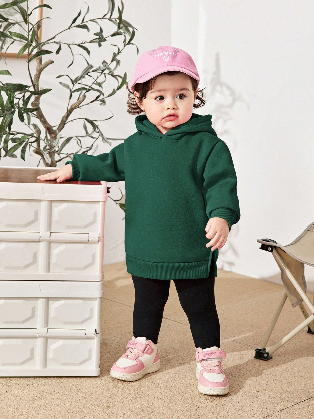 Hanorac SHEIN, verde
