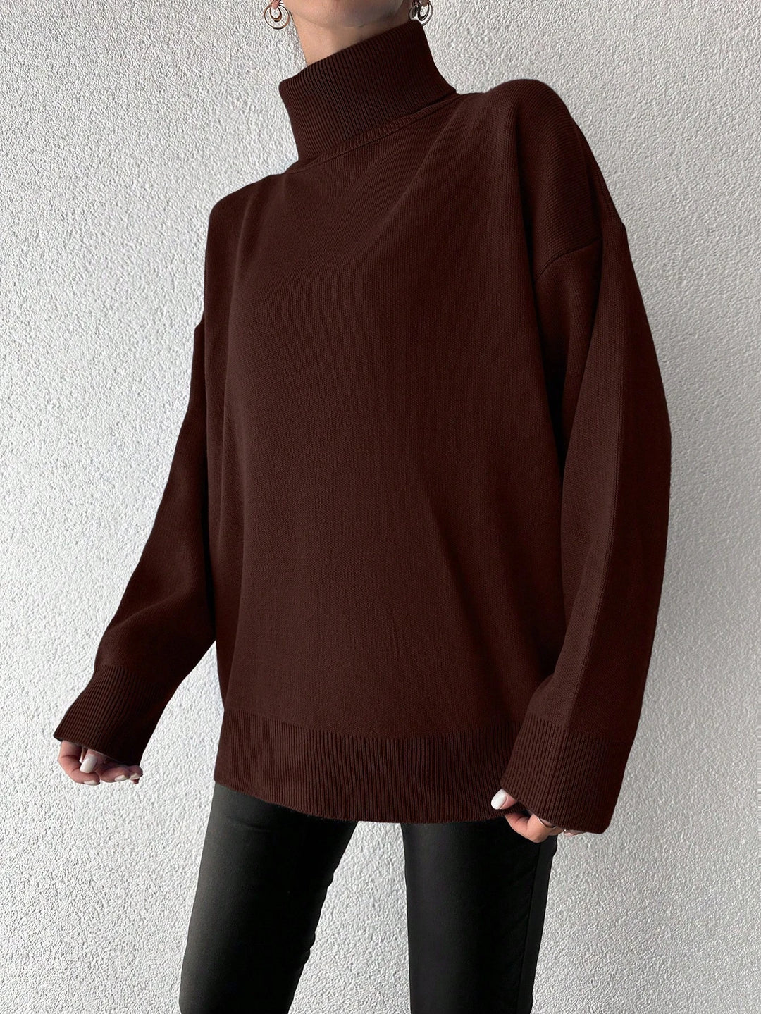 Pulover SHEIN, maro