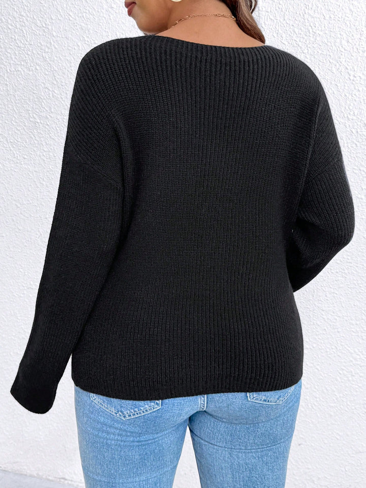 Pulover SHEIN, negru