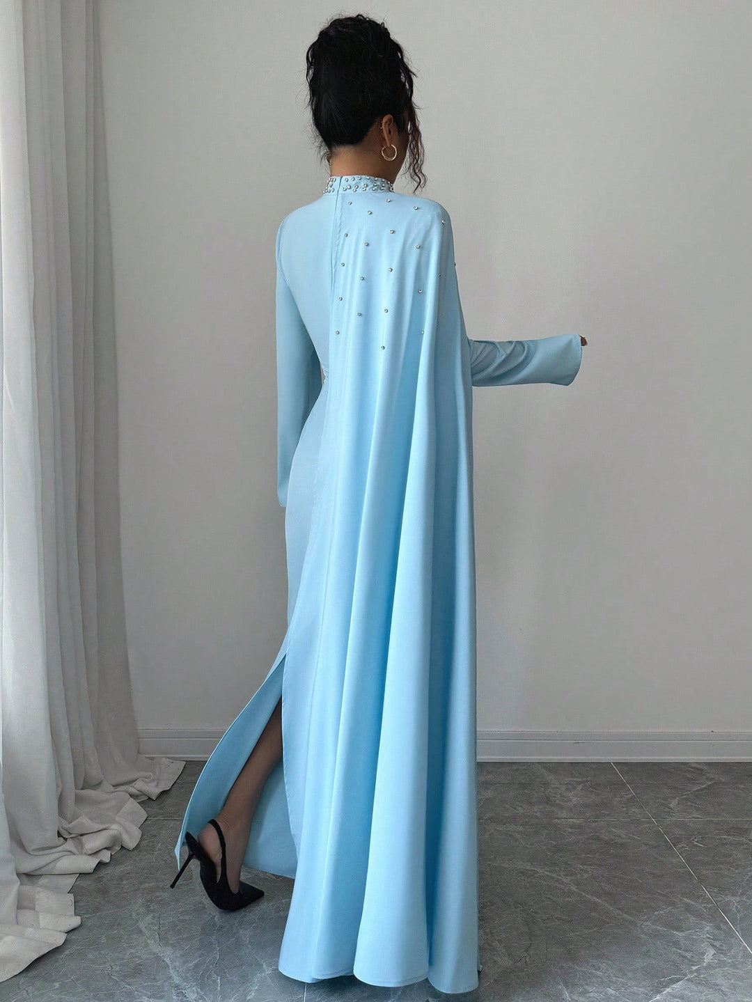 Rochie maxi SHEIN, albastru