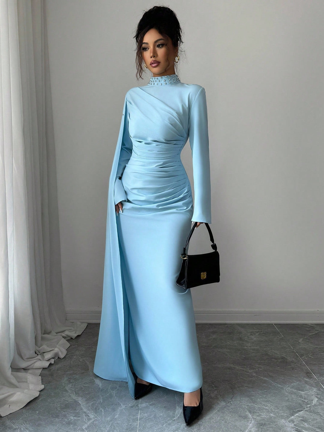 Rochie maxi SHEIN, albastru