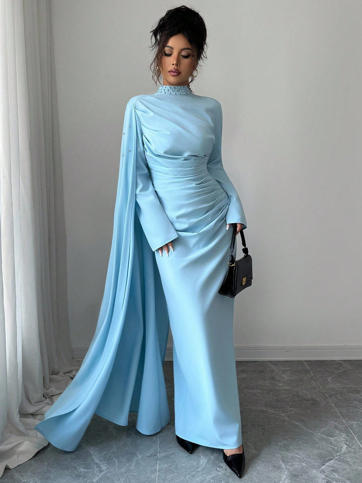 Rochie maxi SHEIN, albastru
