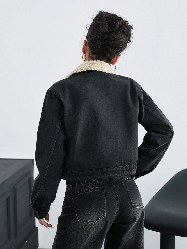 SHEIN Jacket, Black