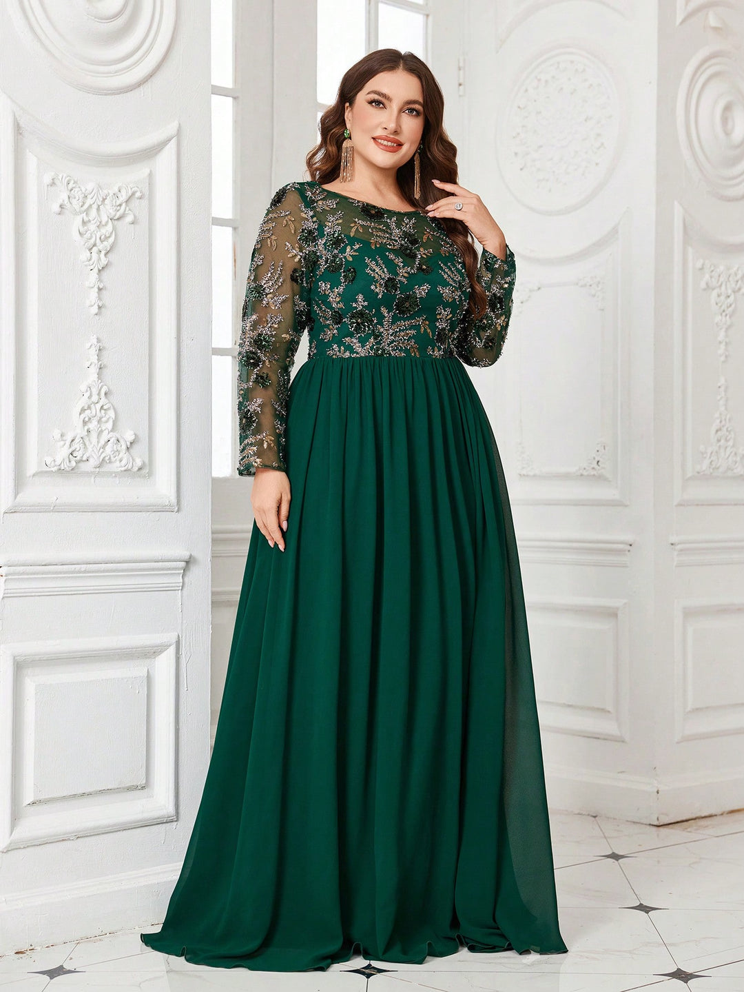 Rochie SHEIN, verde