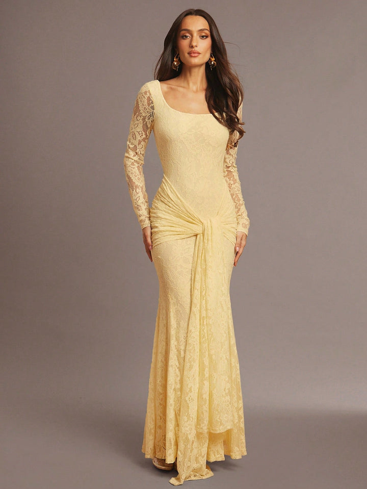 Rochie maxi SHEIN, galben