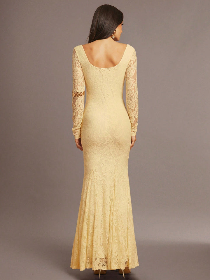 Rochie maxi SHEIN, galben