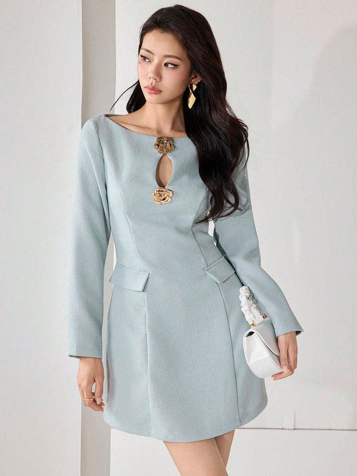 Rochie mini SHEIN, verde