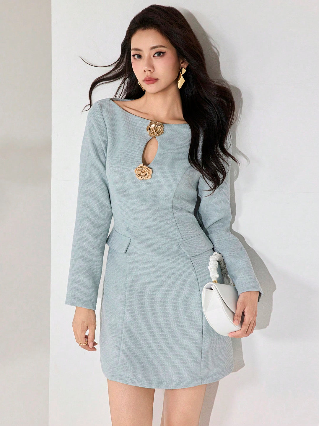 Rochie mini SHEIN, verde
