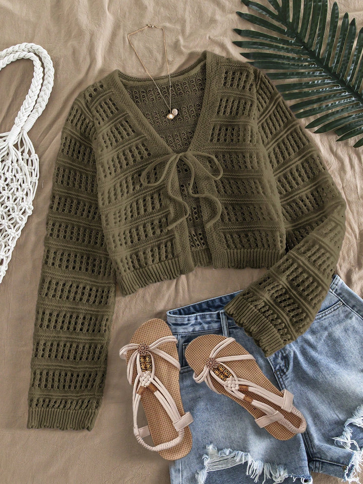 Cardigan SHEIN, kaki