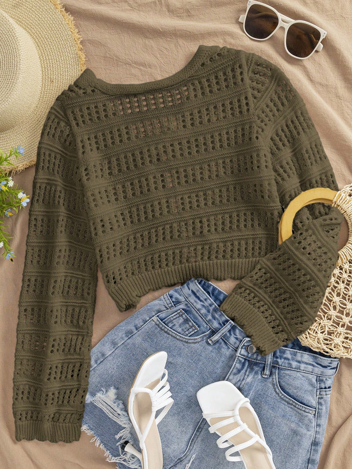 Cardigan SHEIN, kaki
