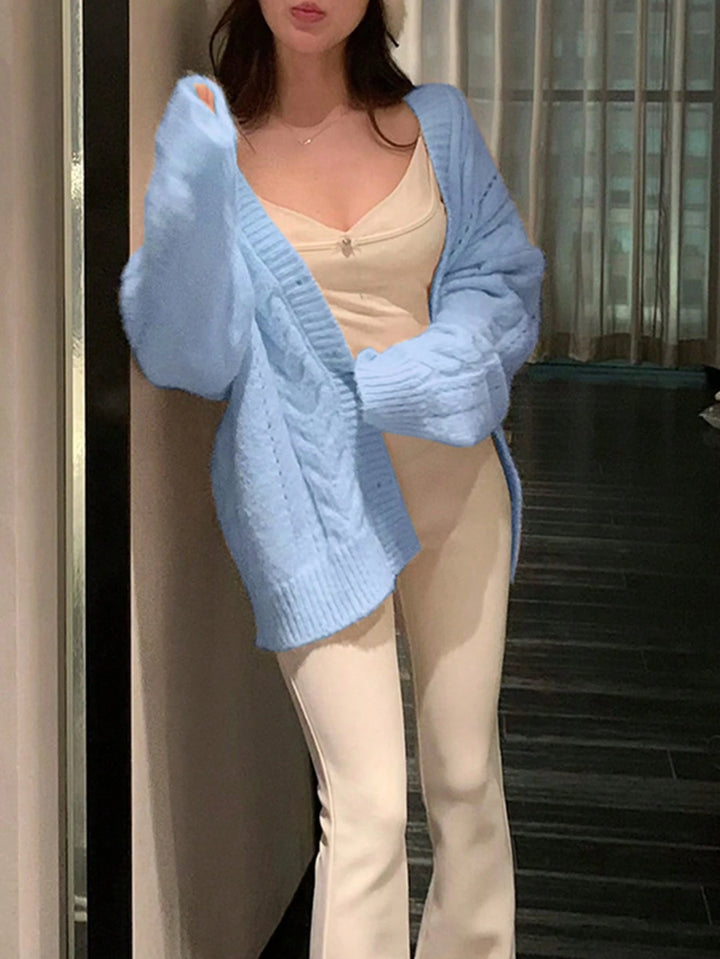 Cardigan SHEIN, albastru