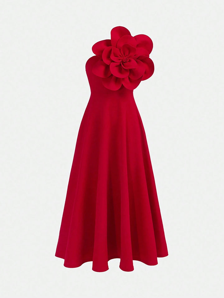 Rochie maxi SHEIN, roșu