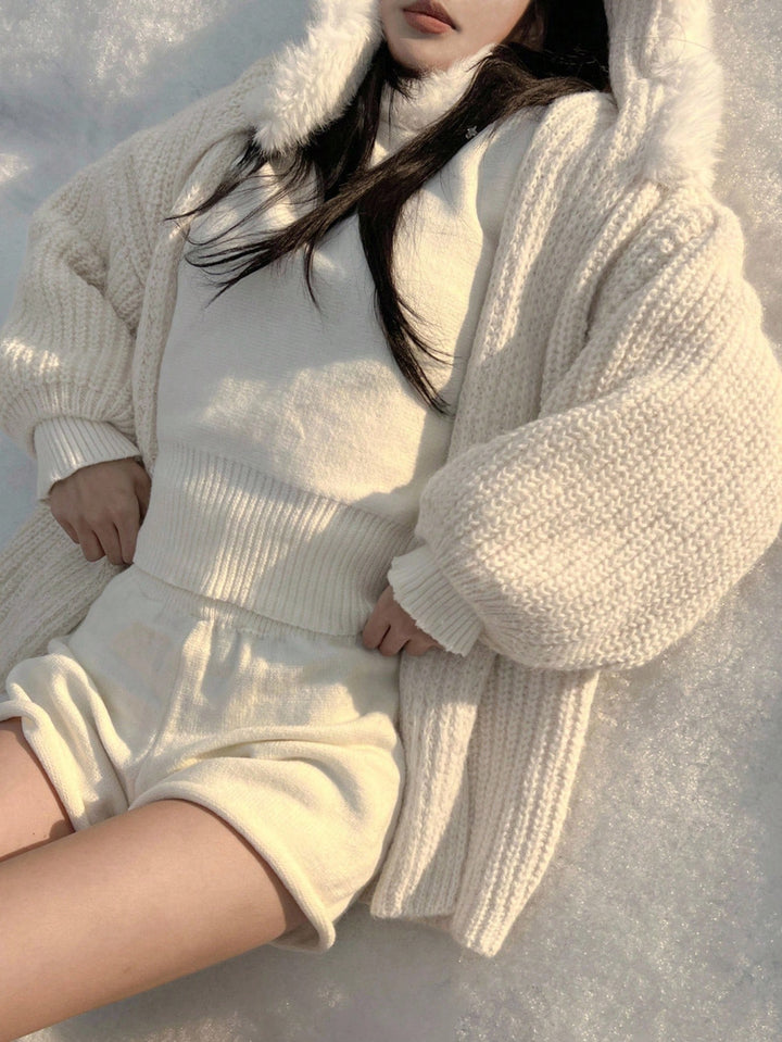Cardigan SHEIN, crem