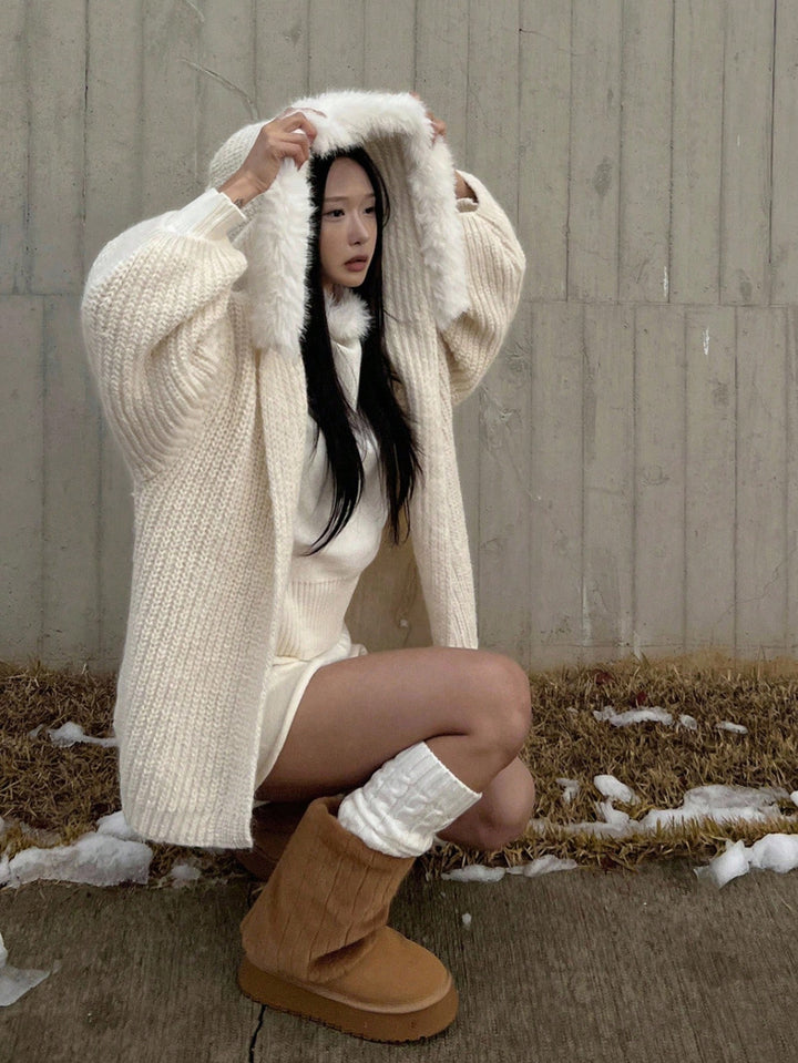 Cardigan SHEIN, crem