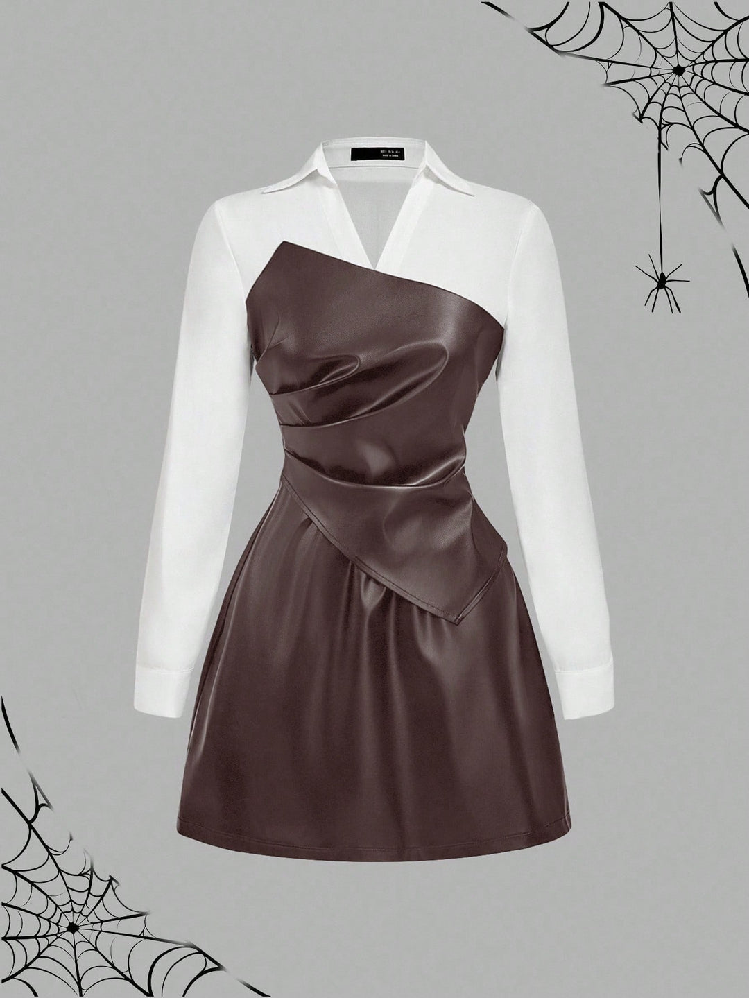 Rochie scurtă SHEIN, maro