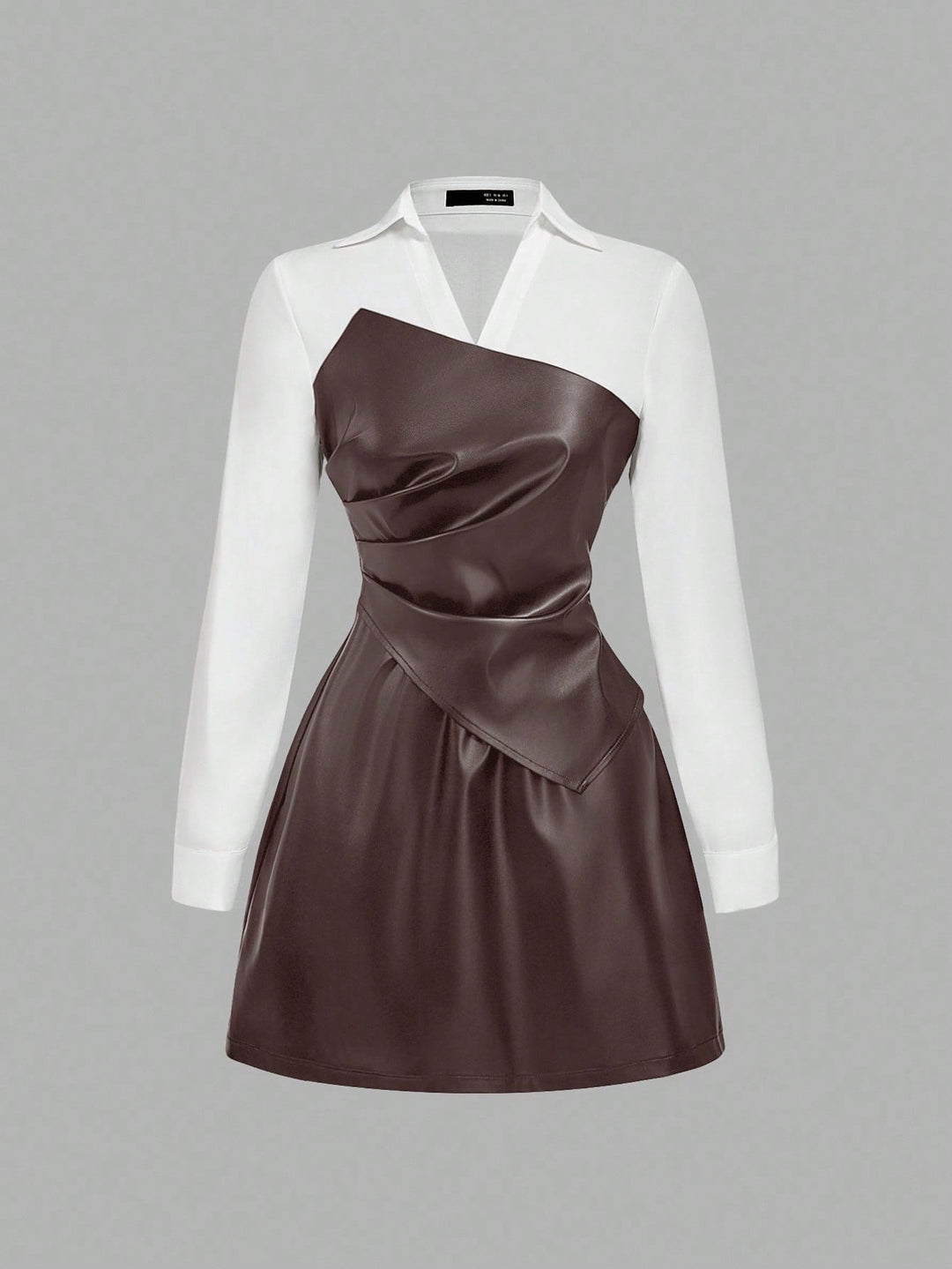 Rochie scurtă SHEIN, maro