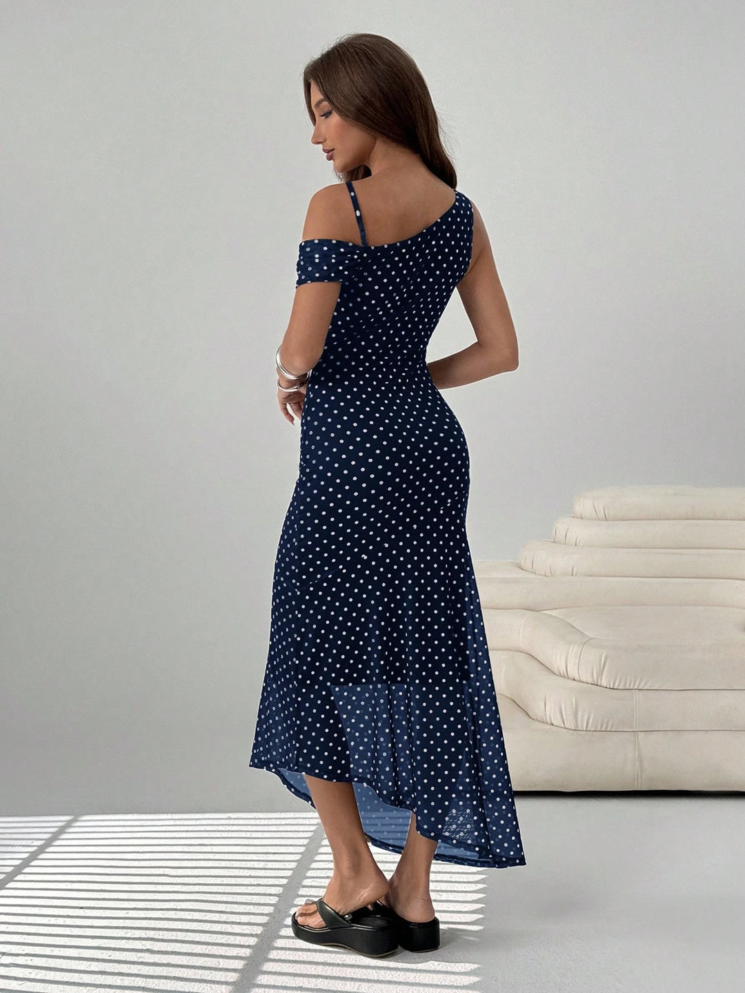 Rochie midi SHEIN, albastru