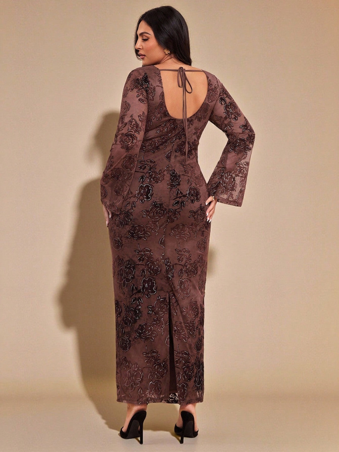 Rochie SHEIN, maro