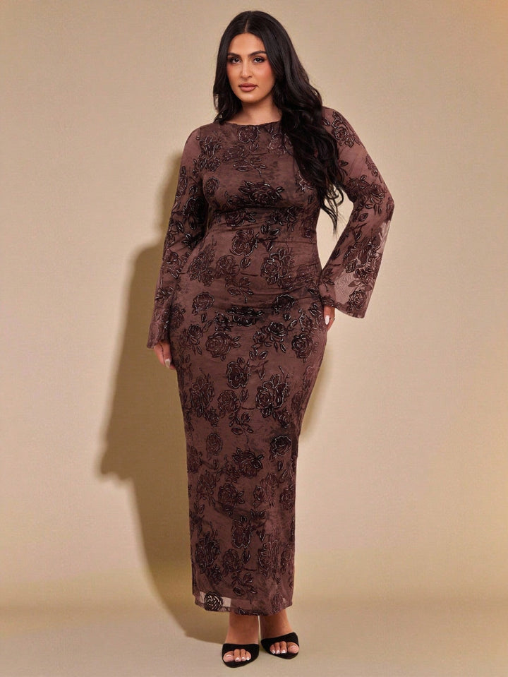 Rochie SHEIN, maro