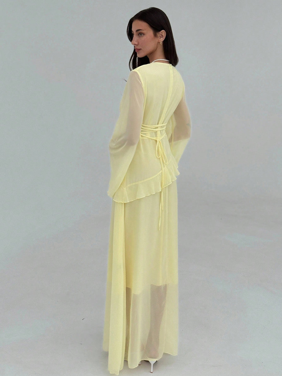 Rochie maxi SHEIN, galben