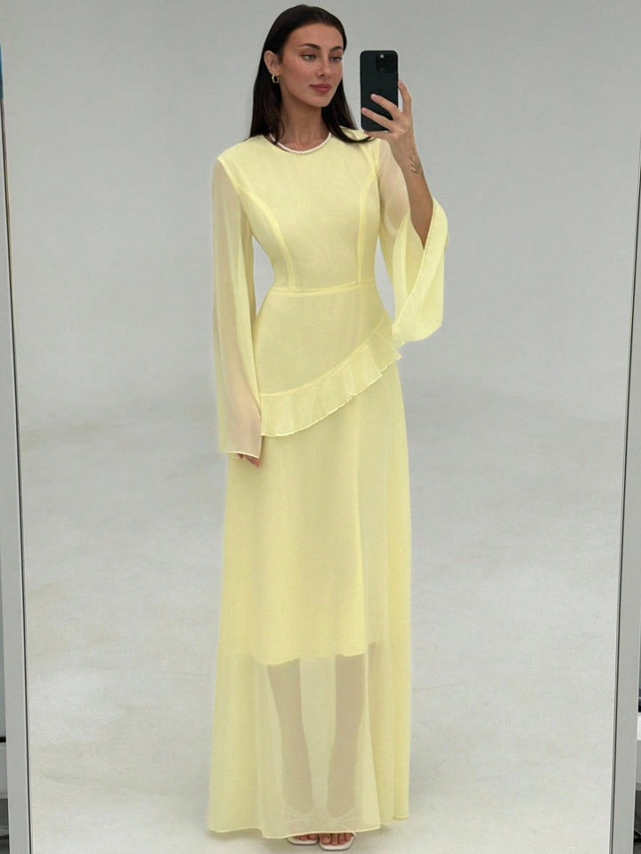 Rochie maxi SHEIN, galben