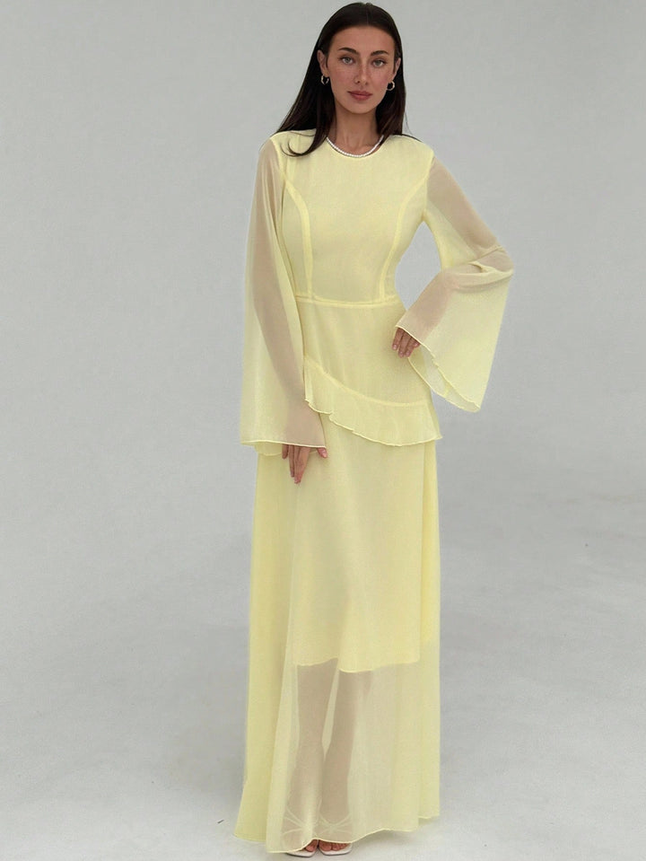 Rochie maxi SHEIN, galben