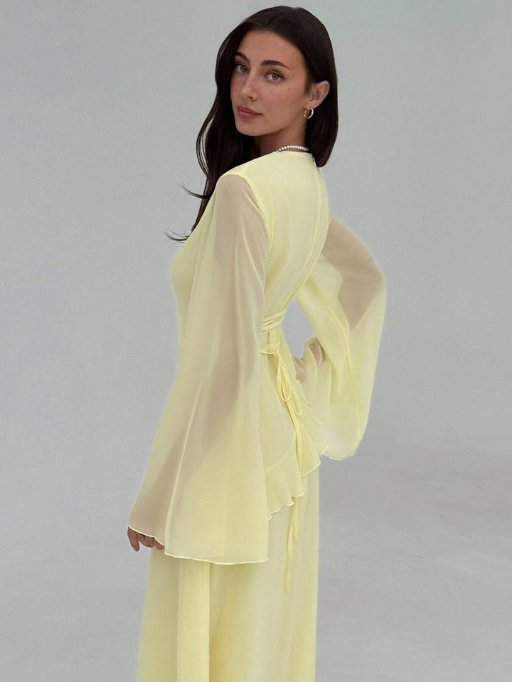 Rochie maxi SHEIN, galben