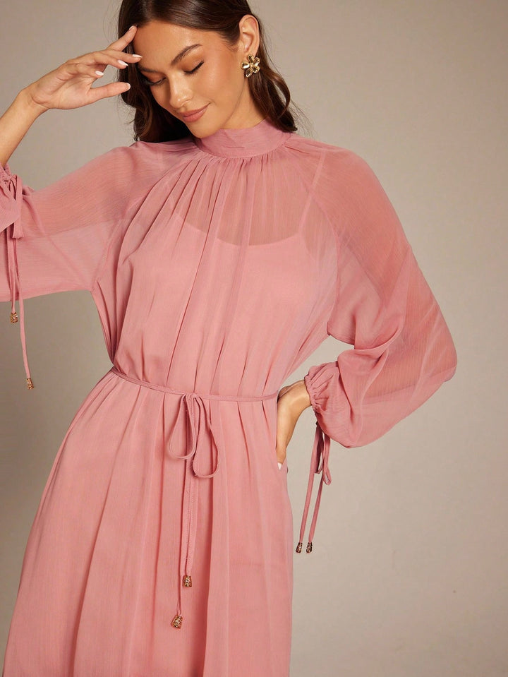 Rochie maxi SHEIN, roz