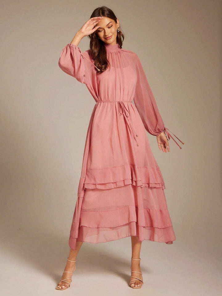 Rochie maxi SHEIN, roz