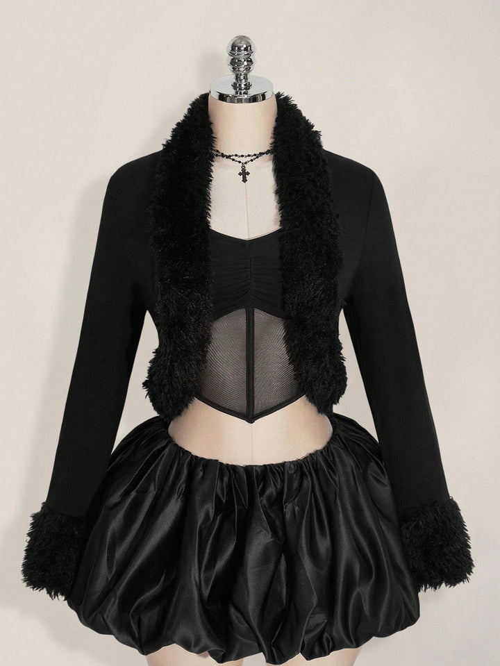 Cardigan SHEIN, negru