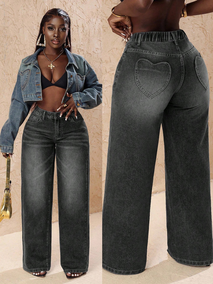 Jeans SHEIN, negru