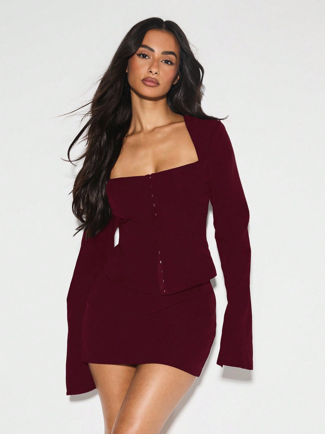 Top SHEIN, vișiniu
