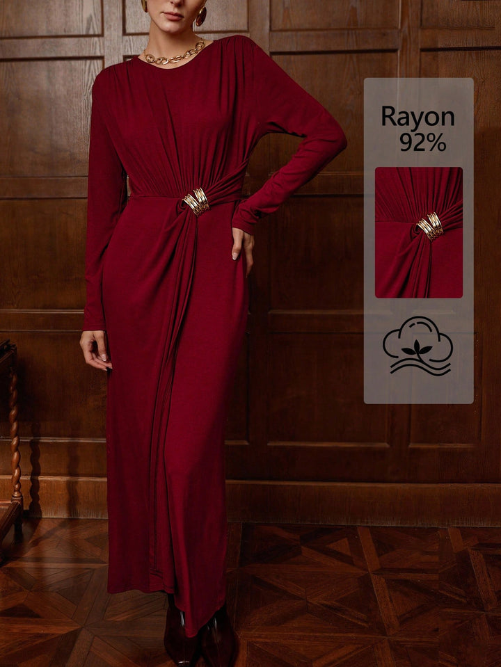 Rochie maxi Shein, vișiniu