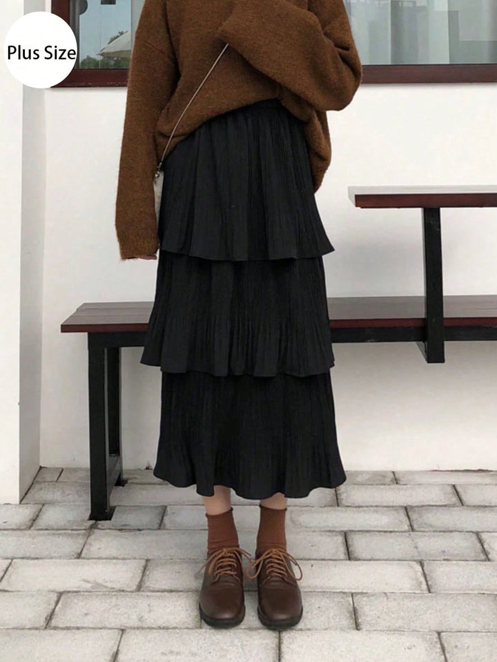 Fustă maxi SHEIN, negru