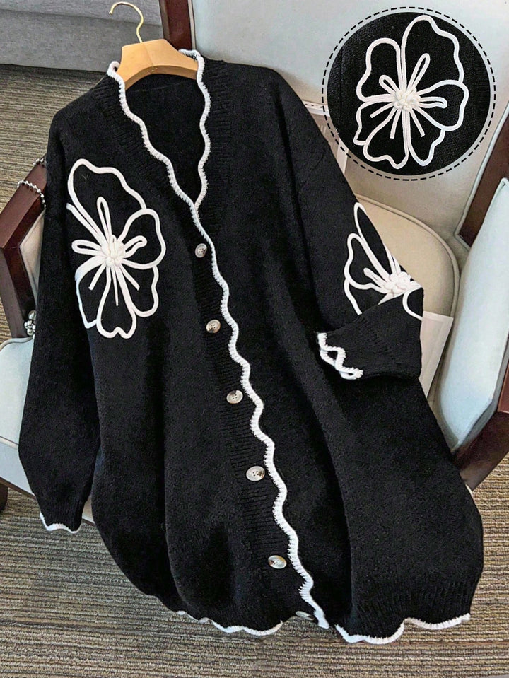 Cardigan SHEIN, negru