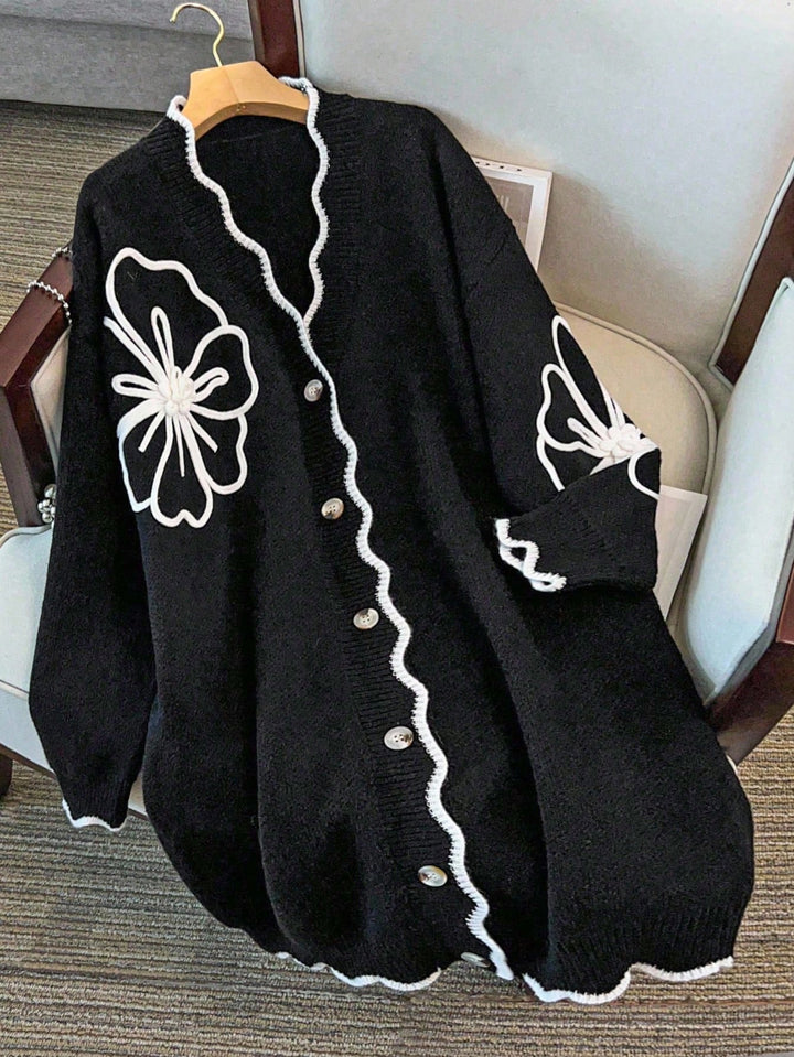Cardigan SHEIN, negru