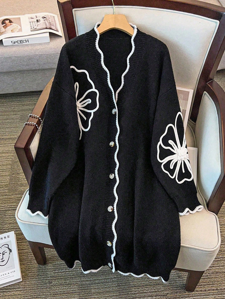 Cardigan SHEIN, negru