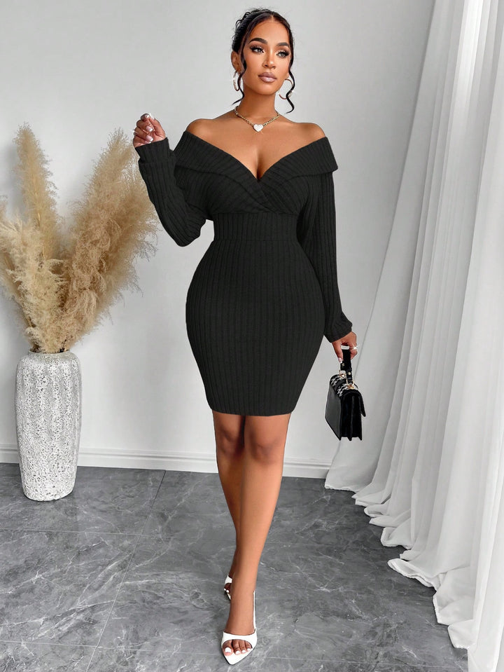 Rochie scurtă SHEIN, negru