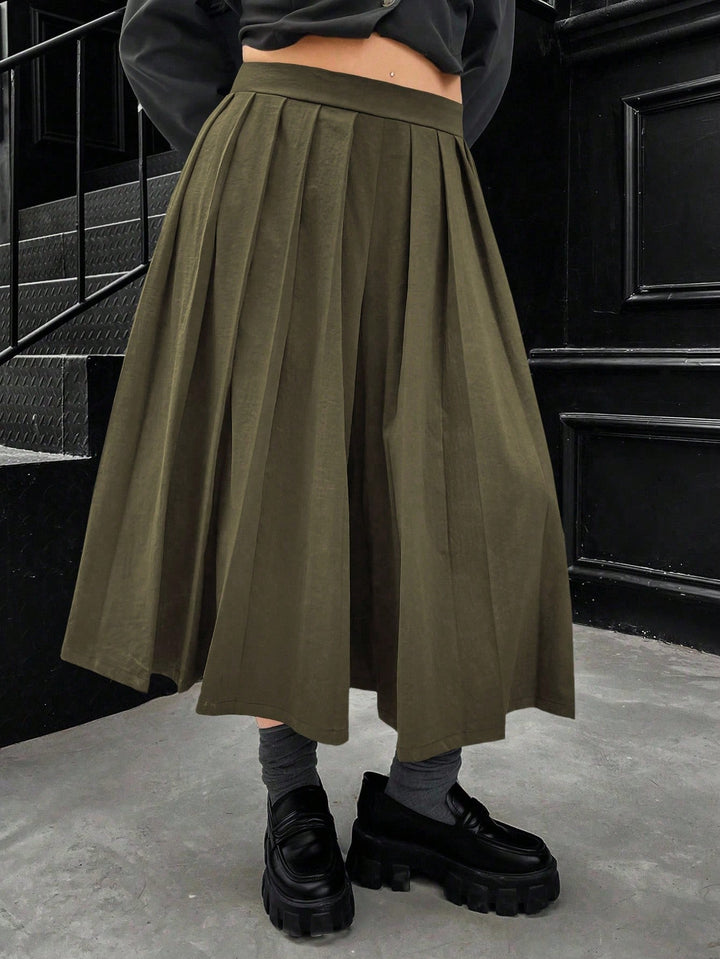 Pantaloni Shein Curve+, kaki