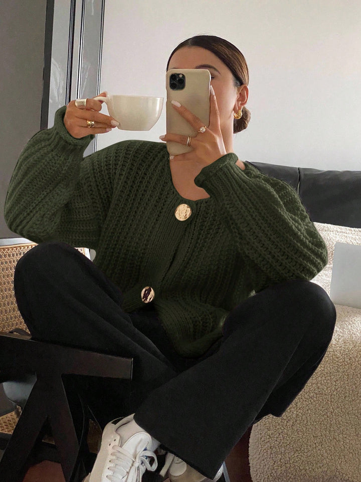 Cardigan SHEIN, verde