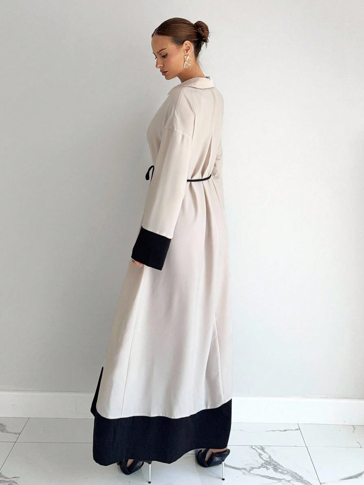 Rochie maxi SHEIN, bej