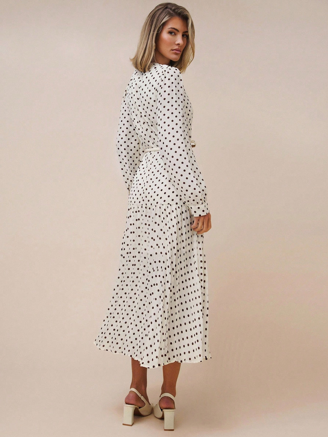 Rochie maxi SHEIN, bej