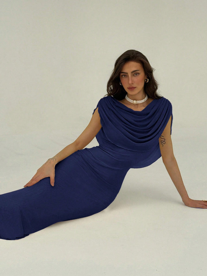 Rochie maxi SHEIN, albastru
