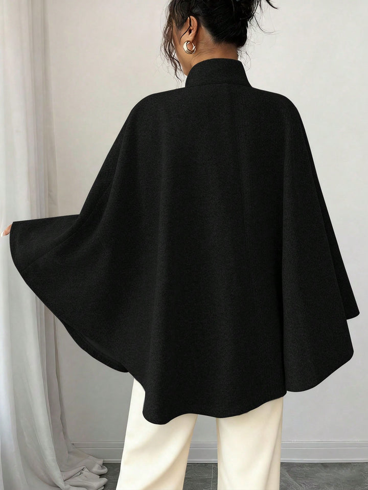 Poncho SHEIN, negru